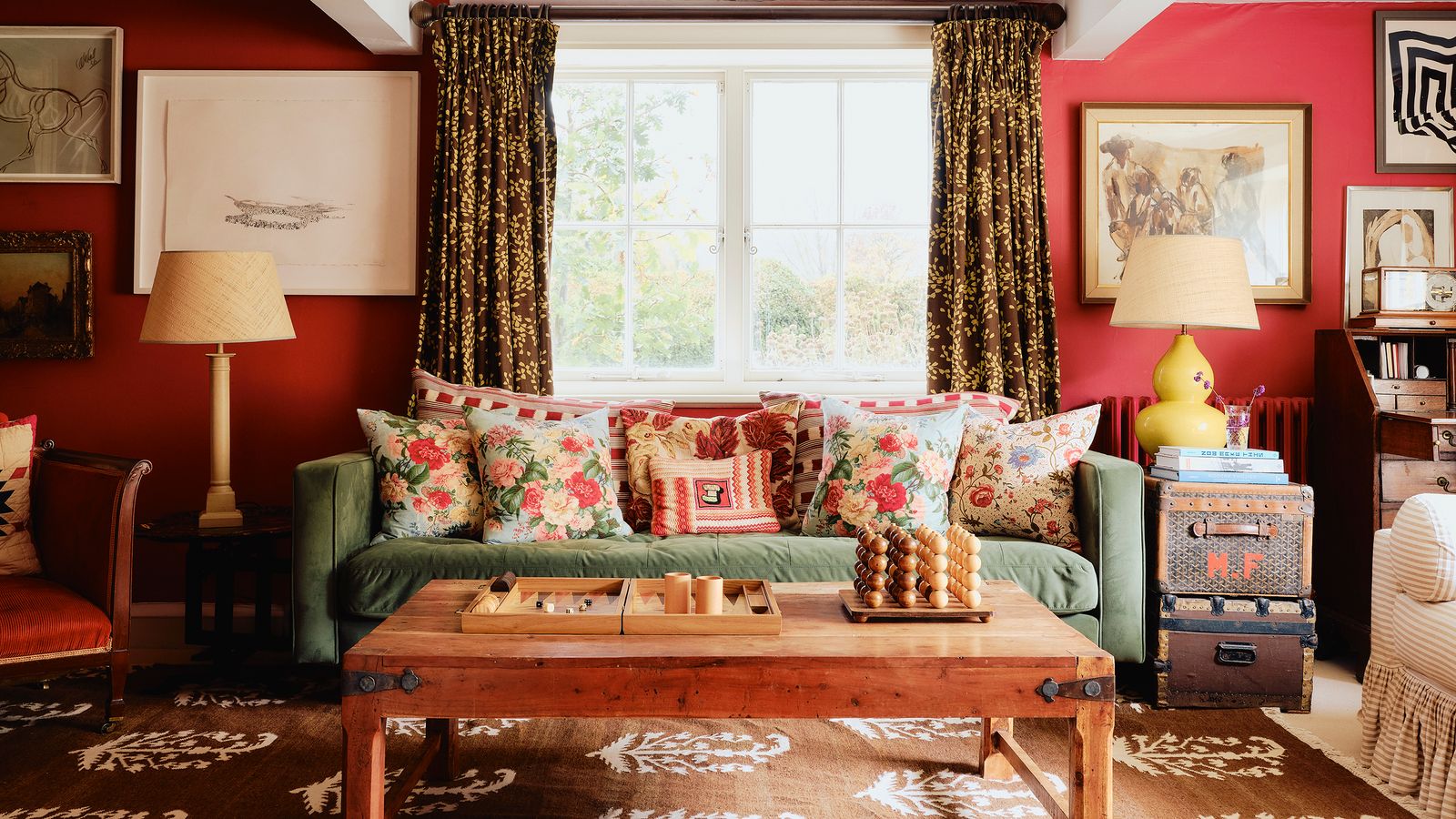 Sarah Vanrenen gives a Wiltshire farmhouse a rich reinvention full of ideas to copy