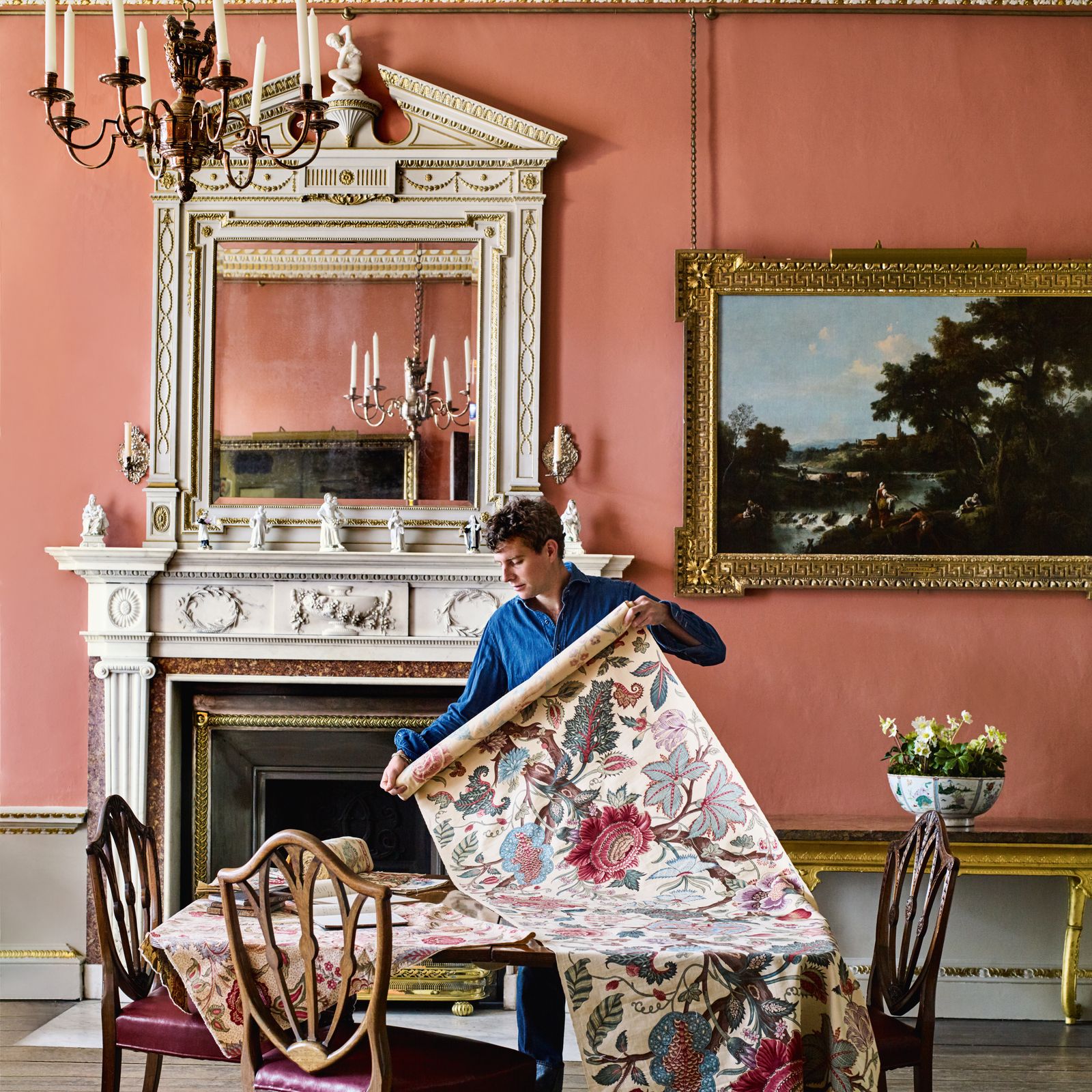 A fabulous collection of fabric and wallpapers inspired by the archive at Castle Howard